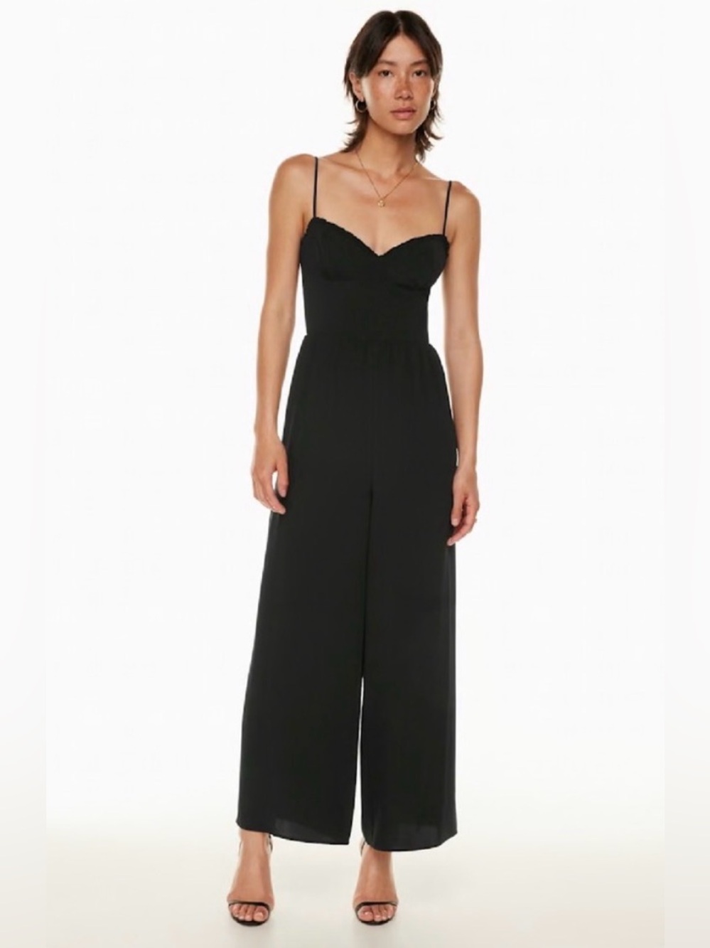 Wilfred Fable Jumpsuit Size 6 Black Jumper